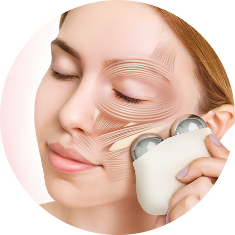 2 głowice masujące